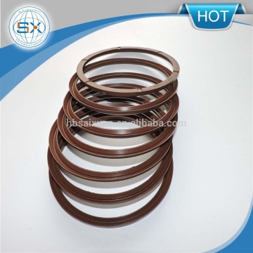 Reinforced ptfe leather V packing seal gasket