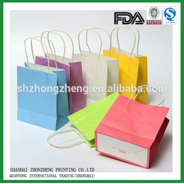 custom made logo printed paper bags