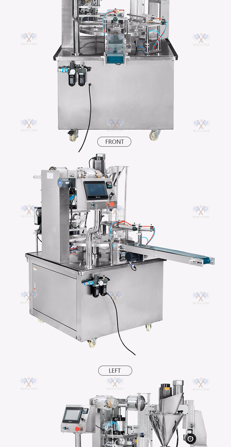 Factory price drinking water paper cup cup filling and sealing machine