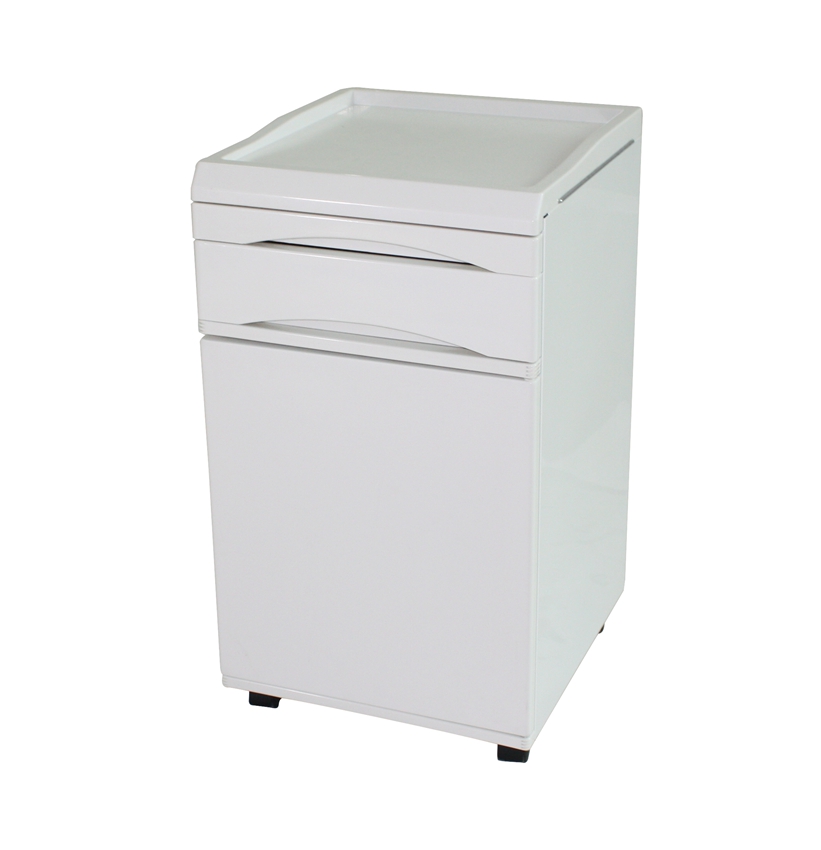 Hospital Bedside Cabinet ABS Material 2 Drawers