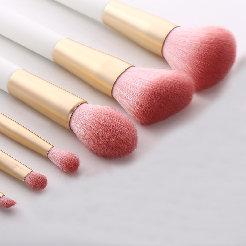  rose gold makeup brushes set