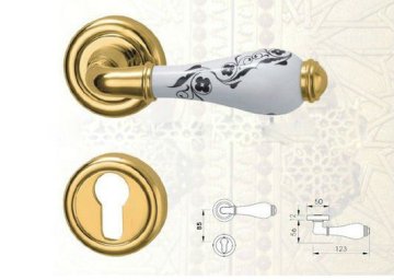 Zinc Alloy Ceramic door Locks And Door Handle