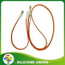 Wholesale multi used 5in1 silicone usb data cable