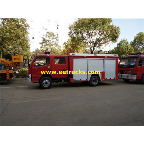 4m3 4x2 Double Cabin Fire Trucks