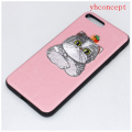 Embroidery patch Flower TPU Unbreak Cell Phone Cases