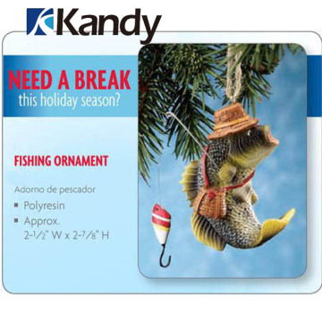 Kandy Unik Over 10 years experience holiday season fish resin fish figurine