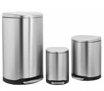 Stainless Steel Trash Can With Lid