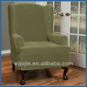 High wing back chairs stretch cover
