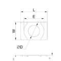 EQ Type Magnetic Powder Cransformer Core