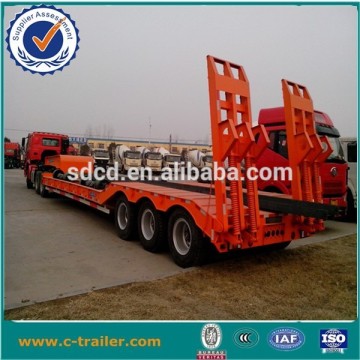 3 axis low bed truck trailer