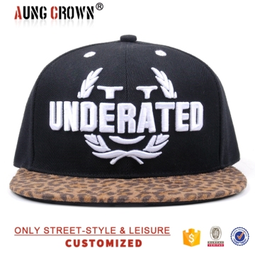 New Fancy Snapback hats bulk leopard flat brim snapback