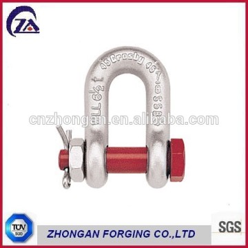 Bolt type chain shackle