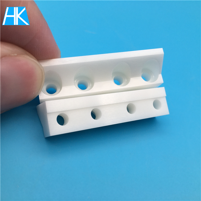 ZrO2 zirconia ceramic cnc machining drilling blocks