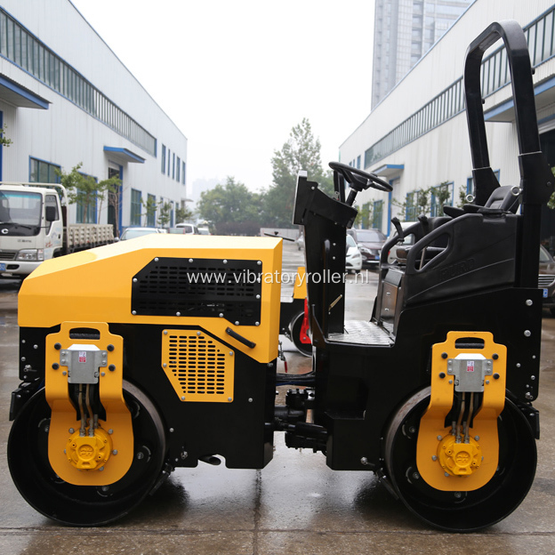 Ride-on Double Drum Water-cooled Diesel Roller Compactor