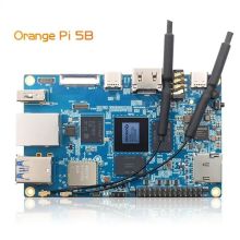 Orange Pi 5B: 4GB RAM+32GB EMMC, Rockchip RK3588S, Dual-Band Wi-Fi+BT, Gigabit LAN, Mini PC