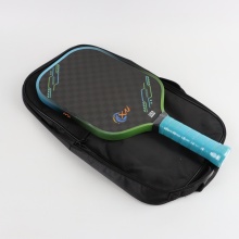 Pickleball racket with integrated heat-pressing technology