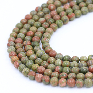 Allibaba Manufacturer Good Quality Unakite Gem Stone Beads For Jewelry