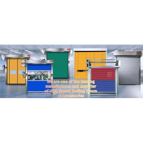 Customized PVC Fast Rolling Shutter Door