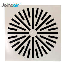 Air conditioning Steel Square Swirl Diffuser Register