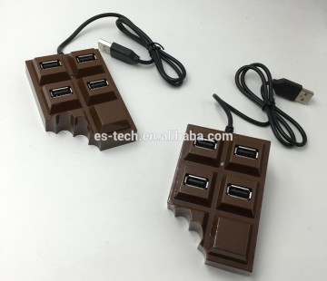 Funny chocolate shape USB HUB