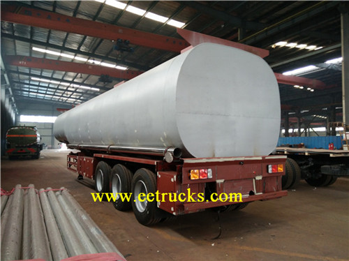 30 tani 45 CBM Usafirishaji wa Mafuta Semi Trailers