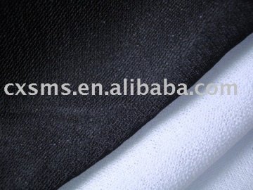 Double dot fusible interlining/polyester interlining