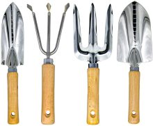 ergonomic hand rake  planting fork