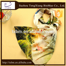 Beautiful 100% silk paint printed long silk scarves scarf