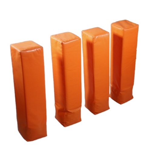 EASTOMMY Weighted Football Corner Pylons Orange