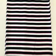 Rayon Screen Print Line Design For Dress Fabric