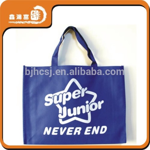 blue cheap bulk non woven folding bag