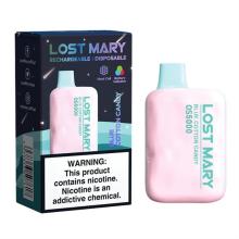 Hot Lost Mary OS5000 Перезаряжаемый одноразовый вейп -мод