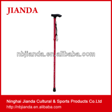 Ninghai jianda aluminum custom hook foldable elder walking stick cane with sword