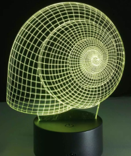 Christmas gift 3d Illusion Lamp kid room of deceration