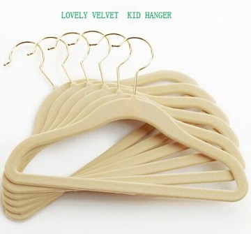 Lovely velvet kid hanger