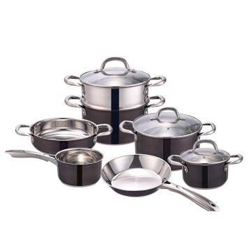 Set peralatan memasak set periuk dan kuali dapur 8pcs