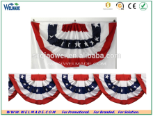 high quality factory price print american bunting flag, cotton pleate flags, flags all countries