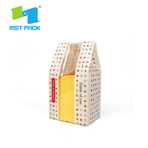 Bolsa de papel para bocadillos de palomitas de maíz con microondas Hotdog impresa personalizada