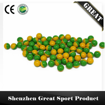 Two-tone 0.68" 2000 pcs/box Training Paintballs from China