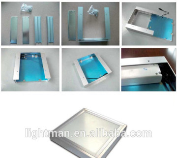 300x600 frame to surface mounted led panels 302x605x50mm