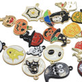 Alloy Halloween Enamel Charm For Necklace Earring Bracelet Jewelry Making DIY Handmade Craft