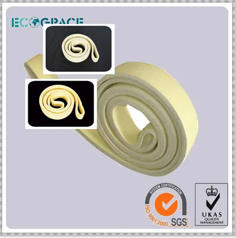 480 Degree Heat Resist Aluminum Extrusion Kevlar Nomex Felt Belt