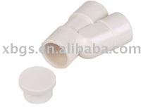 "Y" Three Way and Stopper fitting