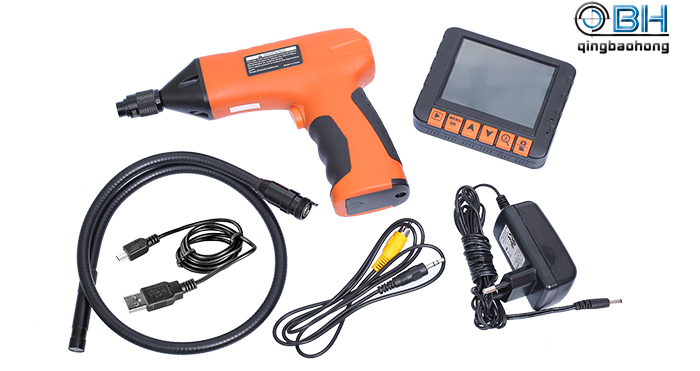 3.5 inch TFT monitor video snake endoscope borescope camera 3mm industrial endoscope