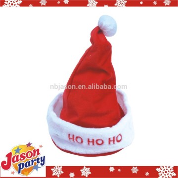 knit santa hat / christmas spring hat / christmas fibre optic hat