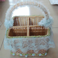 The newest wicker wine basket