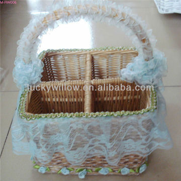 The newest wicker wine basket