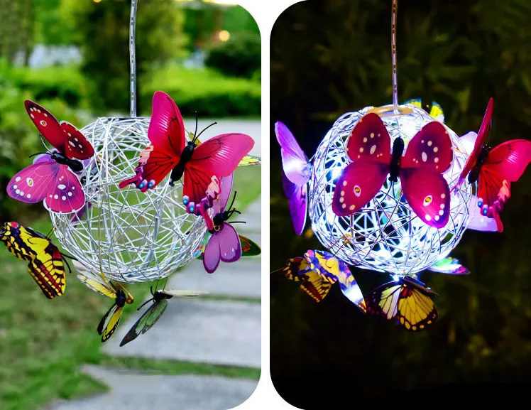 Enchanting Solar-Powered Butterfly String Lights for Garden Ambiance