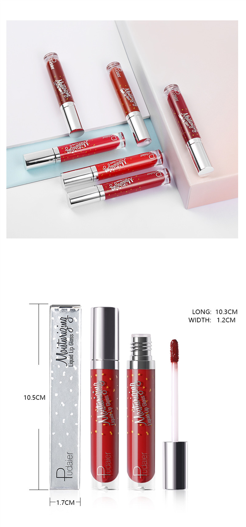 High Quality Cosmetic Waterproof Lipstick Long Lasting Lipstick Private Label Lipgloss