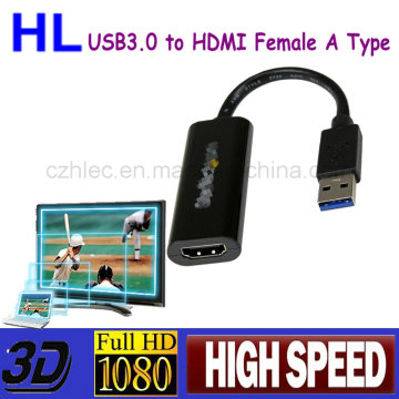 Lightweight HDMI to USB 3.0 Adapter for Computer and HDTV